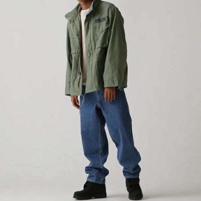 アヴィレックス AVIREX タイプ M-65 フィールド ジャケット TYPE M-65 FIELD JACKET ブラック オリーブ 783-5952028_3