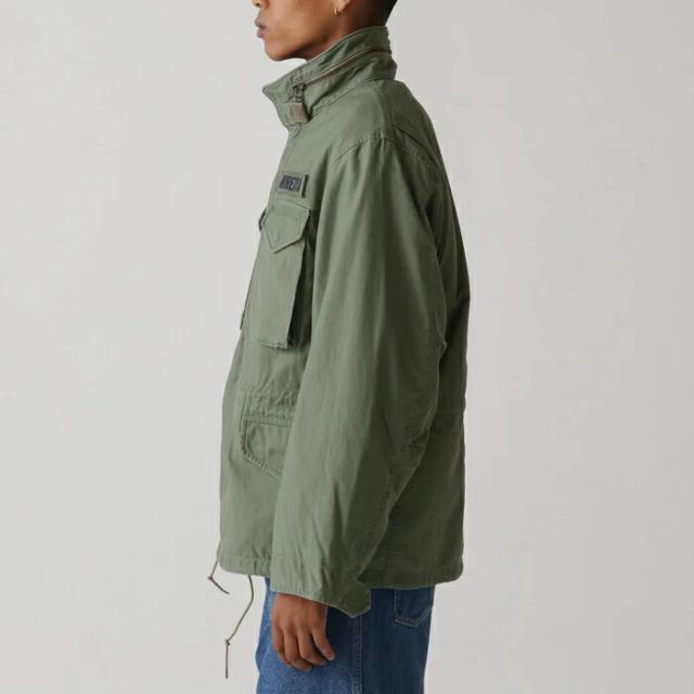 アヴィレックス AVIREX タイプ M-65 フィールド ジャケット TYPE M-65 FIELD JACKET ブラック オリーブ 783-5952028_4