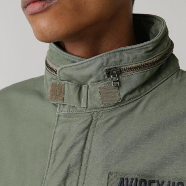 アヴィレックス AVIREX タイプ M-65 フィールド ジャケット TYPE M-65 FIELD JACKET ブラック オリーブ 783-5952028_6