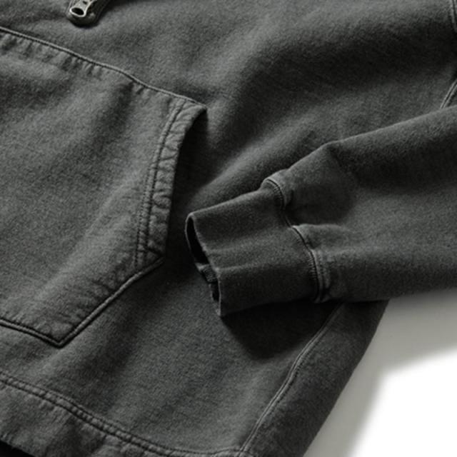 グッドオン Good On ラフ ハーフ ジップ プルオーバー フード