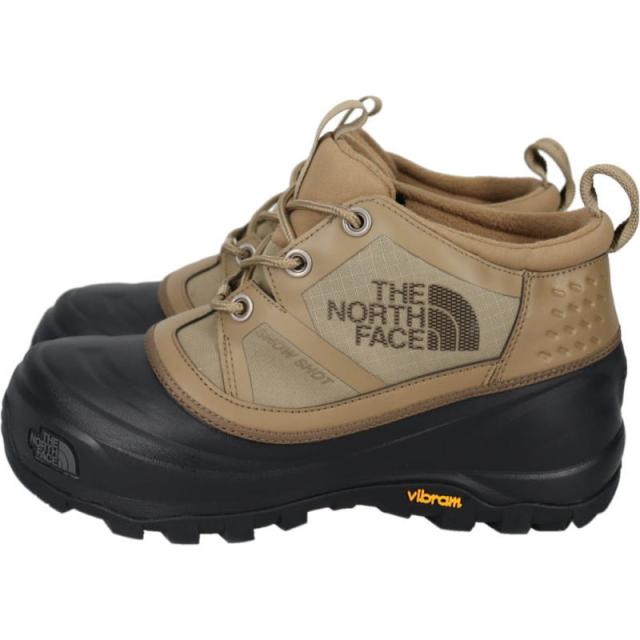 ノースフェイス THE NORTH FACE スノー ショット ロー ウォータープルーフ アークティックグリップ Snow Shot Low WP ARCTIC GRIP クラシックカーキ/TNFブラック NF52583 CK_3