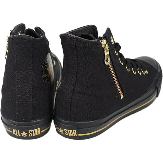 コンバース CONVERSE スニーカー オールスター ゴールドストライプ Z HI ALL STAR GOLDSTRIPE Z HI ブラック/ブラック BLK/BLK 1SE861 31316632_3