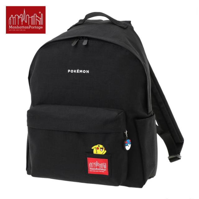 マンハッタンポーテージ Manhattan Portage BIG APPLE BACKPACK (MD) VER 3 ポケモン 25 ブラック 1210-3-PKMN25 BLK