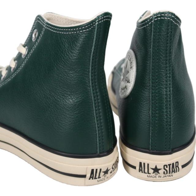 コンバース CONVERSE スニーカー レザー オール スター J HI LEATHER ALL STAR J HI ディープグリーン DEP.GRN 31316730_1