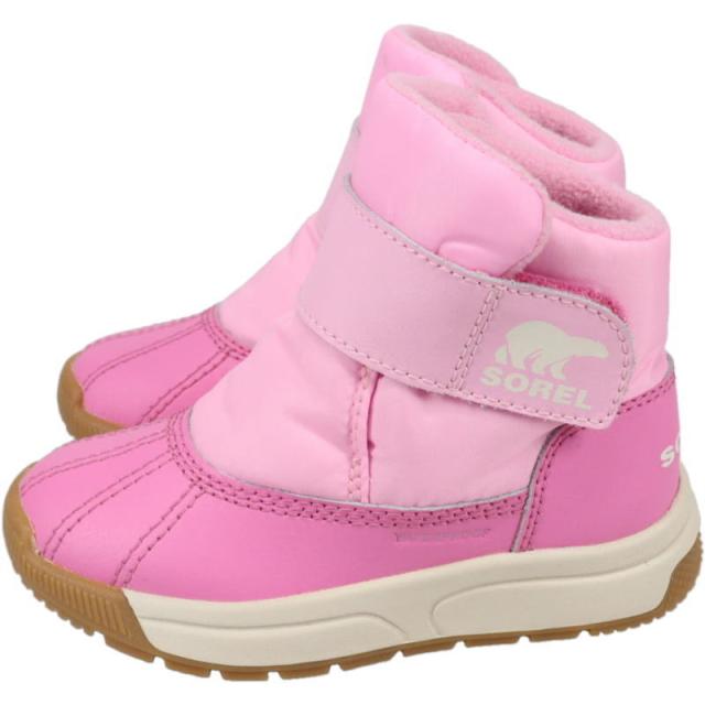 ソレル SOREL チルドレンズ ウィットニー 3 ストラップ ミッド ウォータープルーフ CHILDREN'S WHITNEY III STRAP MID WP ピンクフレア/オーキッド NC5285 687 子供_3