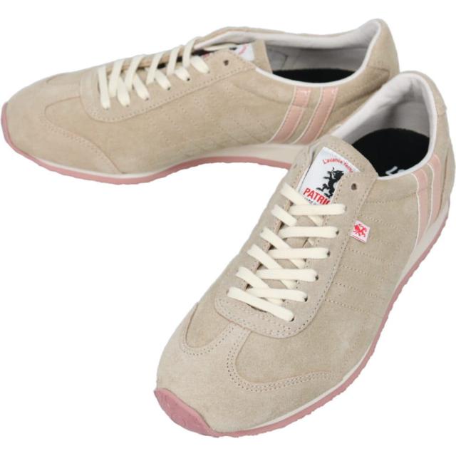 パトリック PATRICK スニーカー アイリス・ベロア IRIS-VR ベージュ/ピンク BG/PK 582553