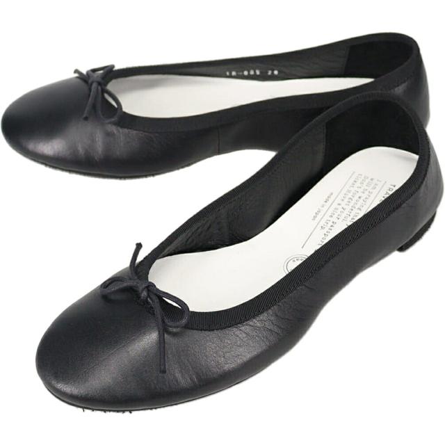 ショセ chausser バレエ シューズ BALLET SHOES ブラック TR-009 BL