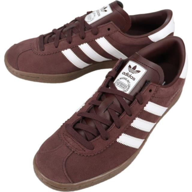 アディダス adidas スニーカー シュタット STADT シャドーブラウン/フットウェアホワイト/ガム JR9553