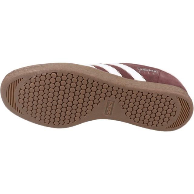 アディダス adidas スニーカー シュタット STADT シャドーブラウン/フットウェアホワイト/ガム JR9553