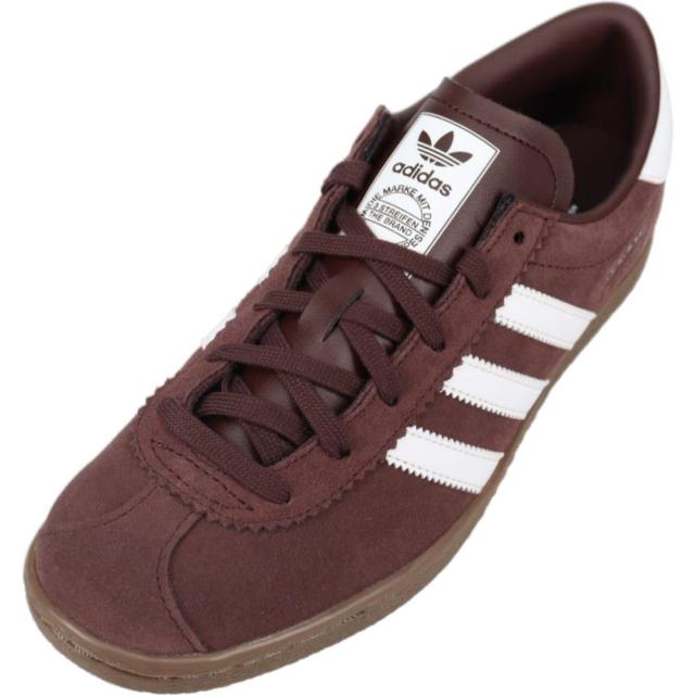 アディダス adidas スニーカー シュタット STADT シャドーブラウン/フットウェアホワイト/ガム JR9553