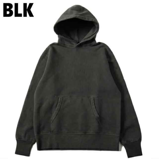 バーンズ アウトフィッターズ BARNS OUTFITTERS スタンダード 30/7 COZUN プルオーバー フーディー ピグメントダイ STANDARD 30/7 COZUN Pullover Hoodie Pigment Dye BR-3007PG ブラック カーキ ブラウン_1