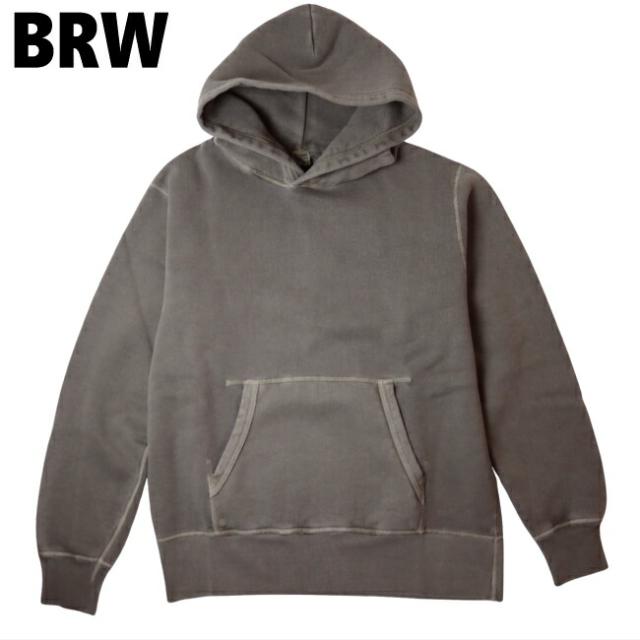 バーンズ アウトフィッターズ BARNS OUTFITTERS スタンダード 30/7 COZUN プルオーバー フーディー ピグメントダイ STANDARD 30/7 COZUN Pullover Hoodie Pigment Dye BR-3007PG ブラック カーキ ブラウン_3