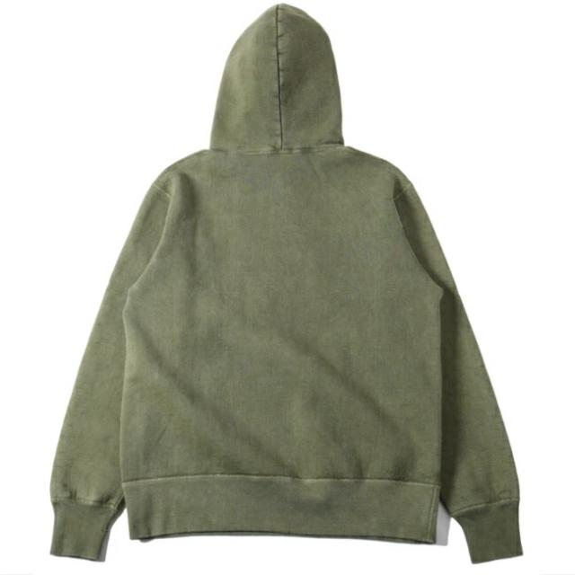 バーンズ アウトフィッターズ BARNS OUTFITTERS スタンダード 30/7 COZUN プルオーバー フーディー ピグメントダイ STANDARD 30/7 COZUN Pullover Hoodie Pigment Dye BR-3007PG ブラック カーキ ブラウン_4