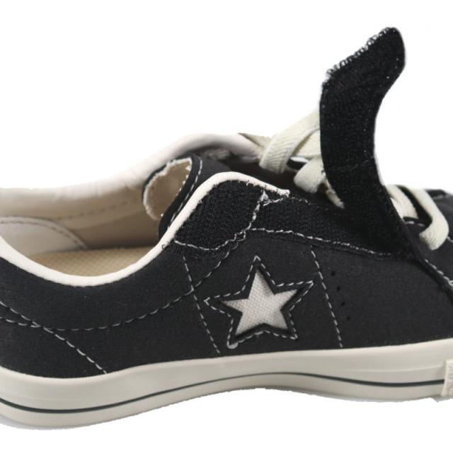 コンバース CONVERSE スニーカー キッズ ワンスター イージーオン KID'S ONE STAR EASYON ブラック 3SF005 37303871 子供_6