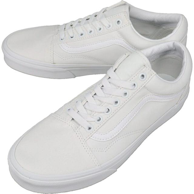 定番 ヴァンズ VANS スニーカー オールドスクール Old Skool トゥルーホワイト VN000D3HW00