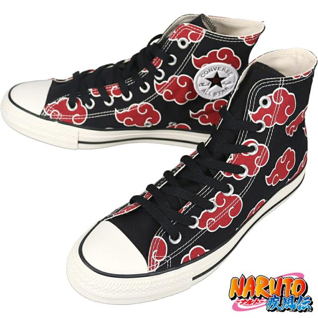 コンバース CONVERSE スニーカー オールスター ハイ ナルト 疾風伝 ALL STAR HI NARUTO SHIPPUDEN イタチ 1SE943 14,300円