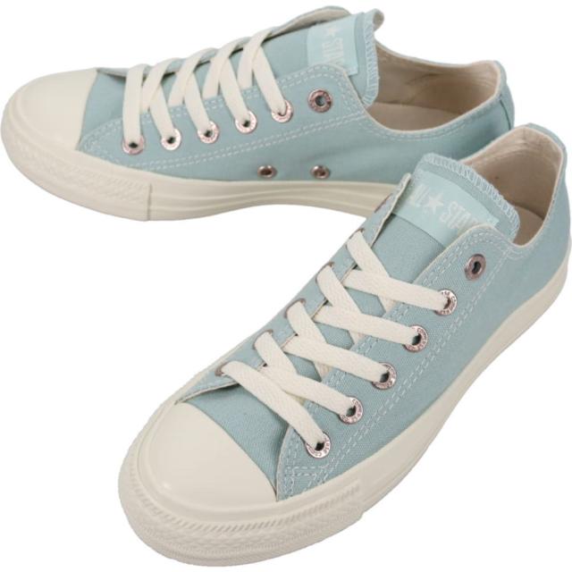 コンバース CONVERSE スニーカー オールスター フラットアイレッツ PG OX ALL STAR FLATEYELETS PG OX ライトブルー LT.BLUE 1SF115 31318132