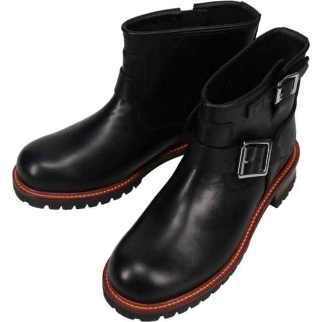 ショット Schott エンジニアショートブーツ Engineer Short Boots ブラック Black S28002 010