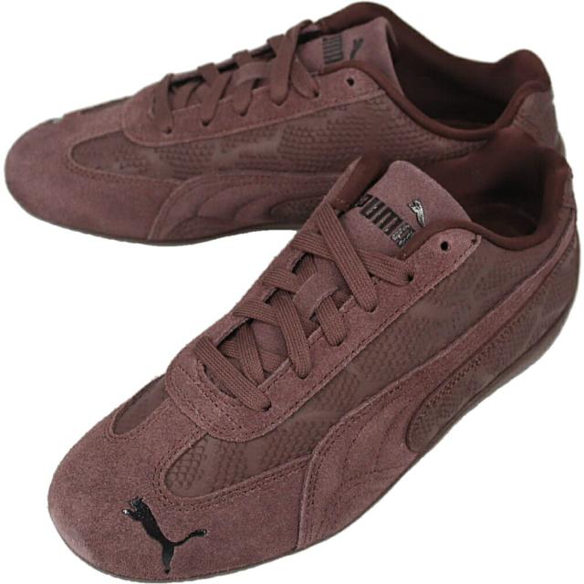 プーマ PUMA スニーカー スピードキャット パイソン ウィメンズ  Speedcat Phyton Wns チョコレートブラウン 407705 01
