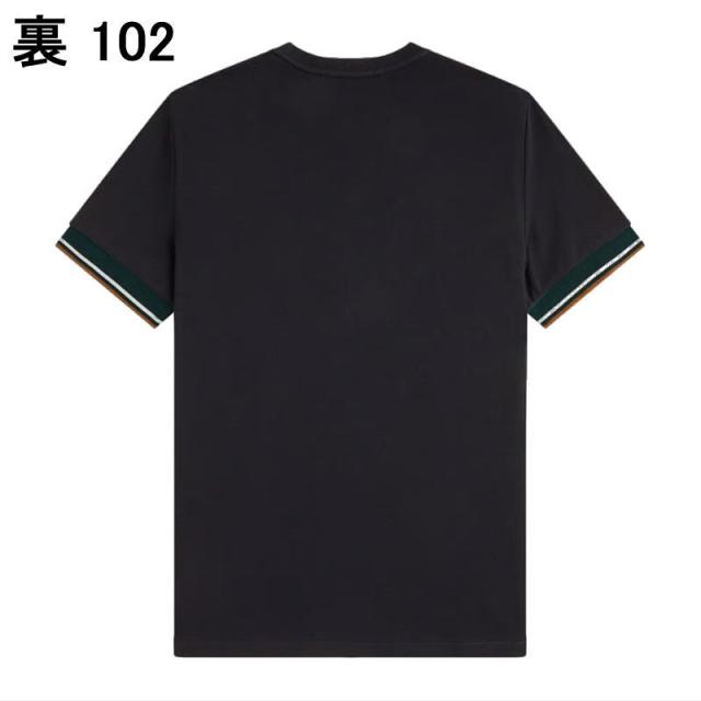 フレッドペリー FRED PERRY ツインティップ カフ Tシャツ Twin Tipped Cuff T-Shirt M2396  102 30A 560 597 90A_2