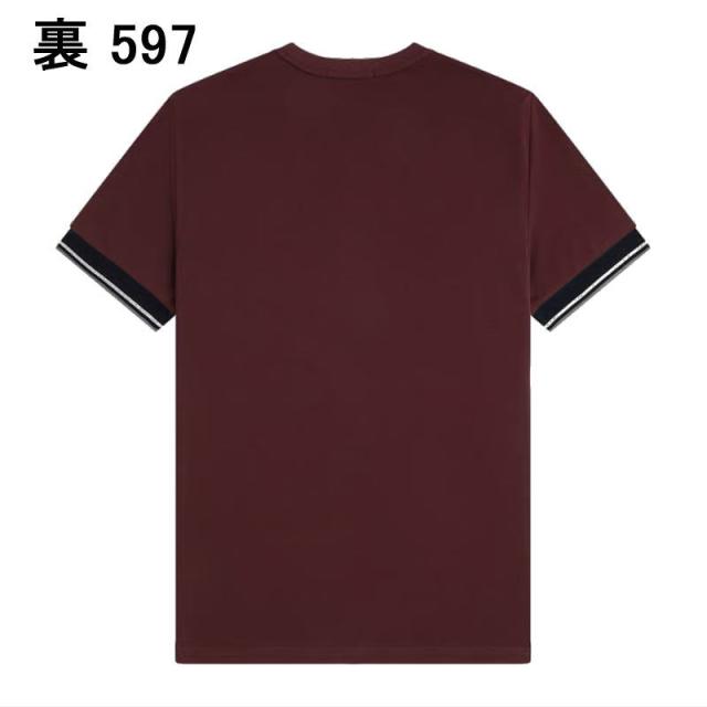 フレッドペリー FRED PERRY ツインティップ カフ Tシャツ Twin Tipped Cuff T-Shirt M2396  102 30A 560 597 90A_8