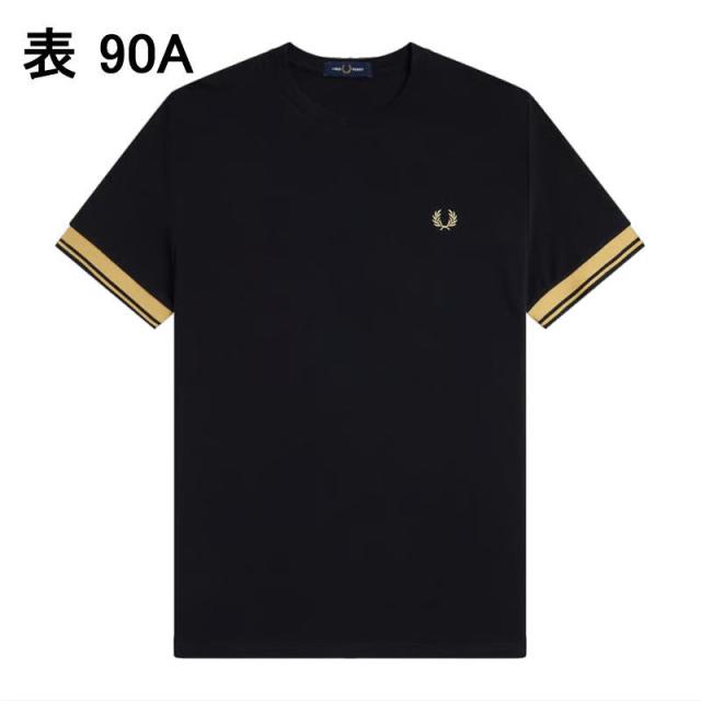 フレッドペリー FRED PERRY ツインティップ カフ Tシャツ Twin Tipped Cuff T-Shirt M2396  102 30A 560 597 90A_9