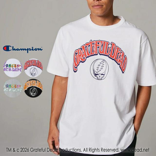 チャンピオン Champion ティーテンイレブン ショートスリーブTシャツ C5-D309 010(ホワイト) 015(ホワイトXレッド) 040(シルバーグレー) 090(ブラック)