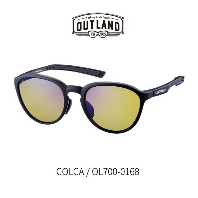 アウト地びた OUT LAND 黒眼鏡 コルカ COLCA  OL700-0168  つや消し黒いこと