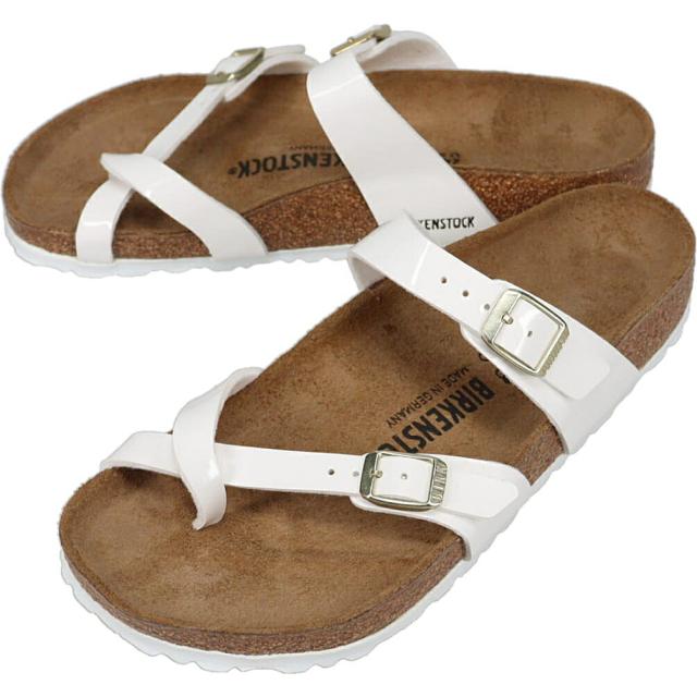 ビルケンシュトック BIRKENSTOCK サンダル マヤリ Mayari パテントホワイト 1005280 レギュラー幅