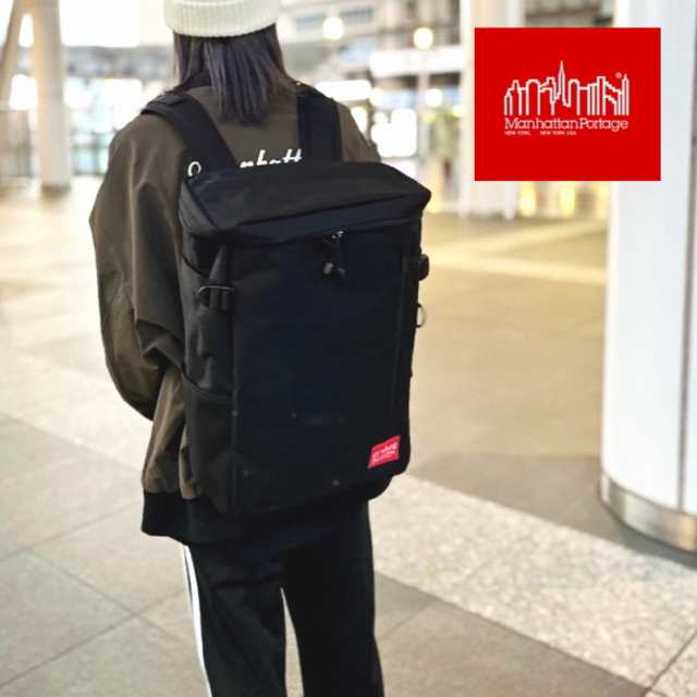 定番 マンハッタンポーテージ Manhattan Portage バッグ ネイビー ヤード バックパック JR NAVY YARD BACKPACK JR 2231 ブラック BLK