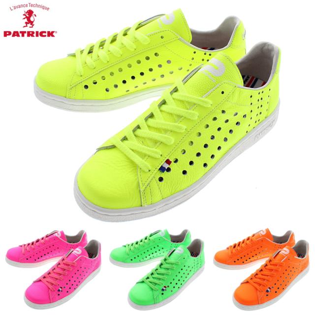 交換返品送料無料 パトリック スニーカー PATRICK ケベック・ネオン QUEBEC.N YEL(502045) PNK(502047) GRN(502048) ORG(502049)
