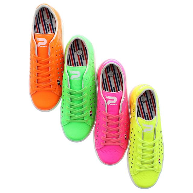 交換返品送料無料 パトリック スニーカー PATRICK ケベック・ネオン