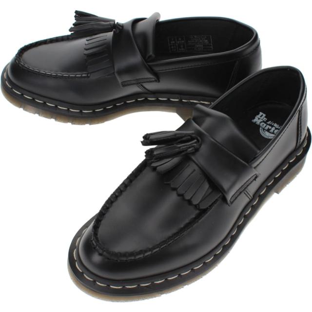 交換返品送料無料 ドクターマーチン Dr.Martens エイドリアン ホワイトステッチ ADRIAN WS ブラック 26805001 定番