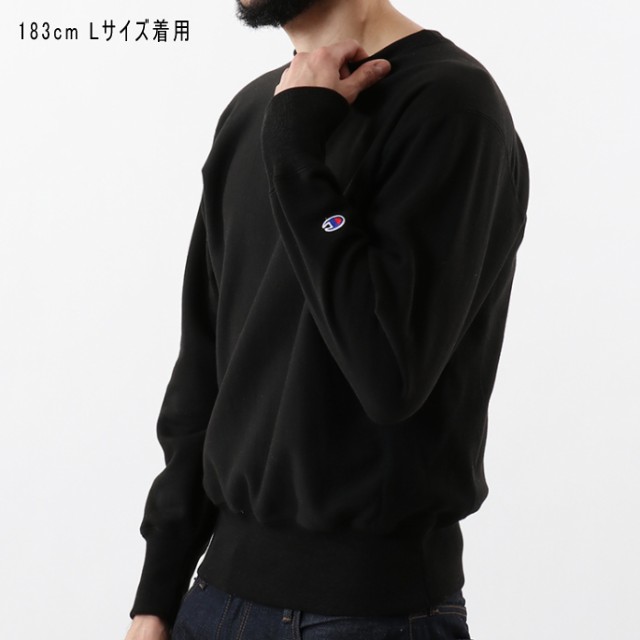 チャンピオン Champion トレーナー リバースウィーブ Polypropylene L.W.D. クルーネック スウェットシャツ C3-N090 シルバーグレー(040)の通販は