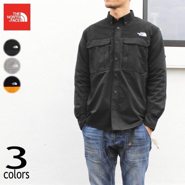 交換送料片道無料 ノースフェイス THE NORTH FACE ウェア シーカーズ シャツ Seekers' Shirt NR12101 ブラック(K) ミネラルグレー(MN) ライトエグズベランスオレンジ(LX)