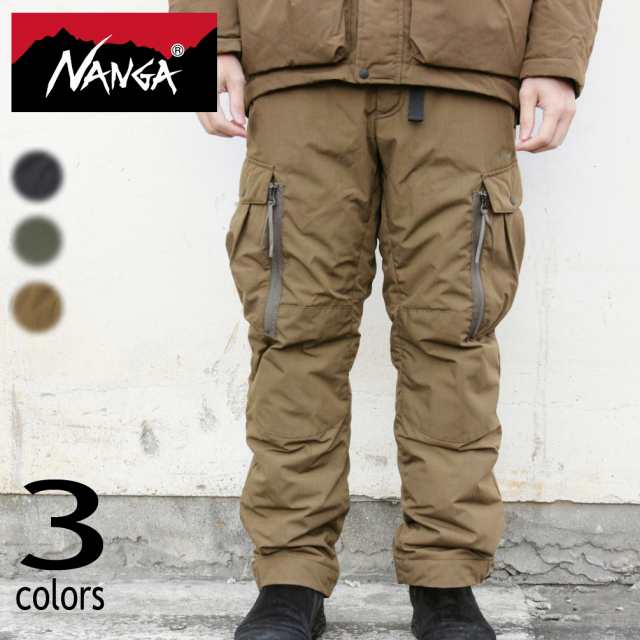 交換送料片道無料 ナンガ タキビ ダウン パンツ (メンズ) TAKIBI DOWN PANTS チャコール(N1TPCH) カーキ(N1TPKH) コヨーテ(N1TPCY)
