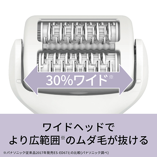 【長期保証付】パナソニック(Panasonic) ES-EY4A-W ホワイト 脱毛器 ソイエ