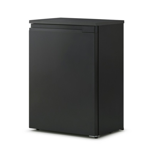 【長期保証付】アイリスオーヤマ(Iris Ohyama) IRSN-7A-B ブラック 1ドア奥行スリム冷蔵庫 66L 右開き 幅552mm