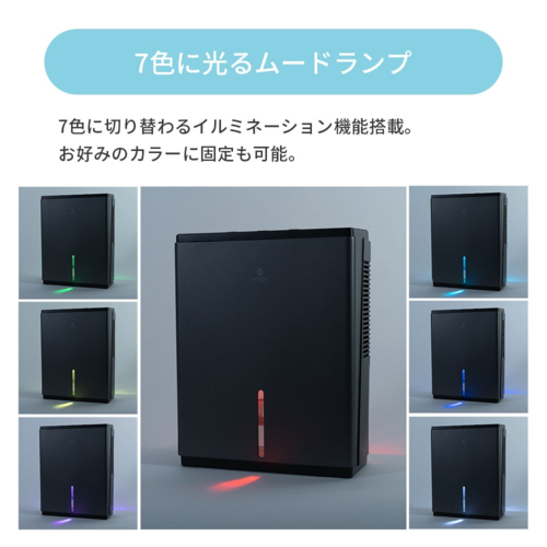 enas コンパクト除湿機 すみっこドライ ECDR1608 ペルチェ式 強力除湿550ml/日 2.5Lタンク 除湿器 脱衣所 クローゼット 超小型_6