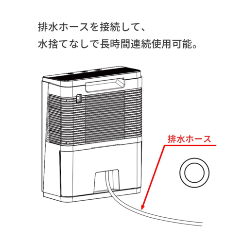 enas コンパクト除湿機 すみっこドライ ECDR1608 ペルチェ式 強力除湿