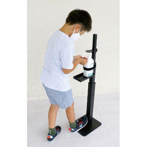 静和産業 足踏み式アルコール消毒スタンド 空ボトル付 S3870-39 1台 静和産業 足踏み式アルコール消毒スタンド 空ボトル付 S3870-39 1台 2