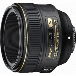 ニコン(Nikon) AF-S NIKKOR 58mm f/1.4G ニコンFマウント 大口径単焦点レンズの通販は 208,000円