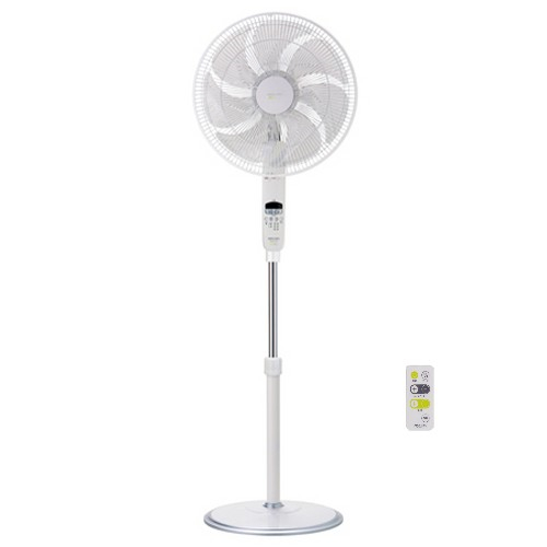 APIX AFL-283R-WH(ホワイト) 40cm7枚羽根DCフロアー扇風機 12段階風量調節 リモコン付の通販は