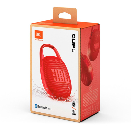 【長期保証付】JBL(ジェイ ビー エル) JBL Clip 5 レッド 防水ポータブルスピーカー_8