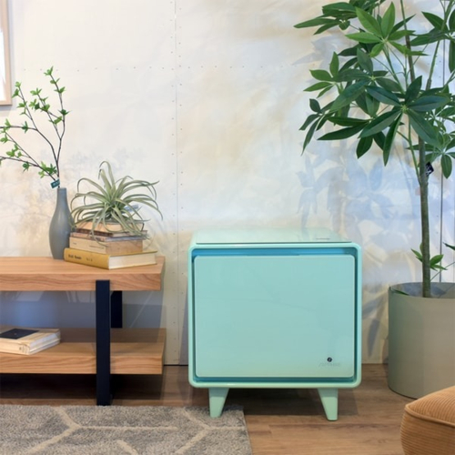 【長期保証付】SAPPHIRE(サファイア) SAPPHIRE by LOOZER SMART TABLE STB30 MINT 冷蔵庫付きスマートテーブル 1ドア 30L_3