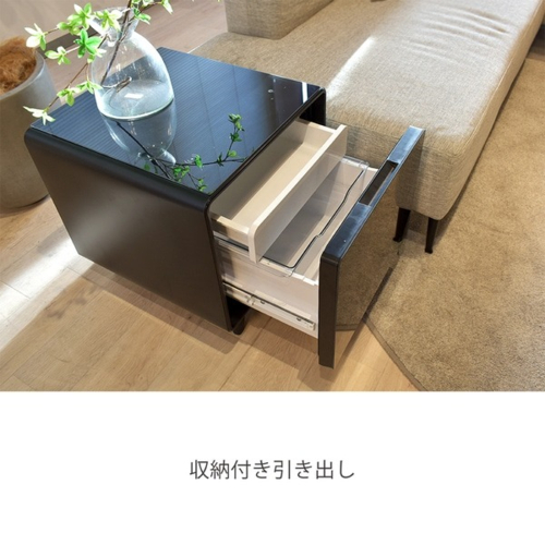 【長期保証付】SAPPHIRE(サファイア) SAPPHIRE by LOOZER SMART TABLE STB30 TOFFEE 冷蔵庫付きスマートテーブル 1ドア 30L_8