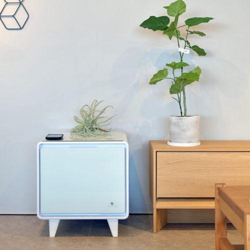【長期保証付】SAPPHIRE(サファイア) SAPPHIRE by LOOZER SMART TABLE STB30 WHITE 冷蔵庫付きスマートテーブル 1ドア 30L_3