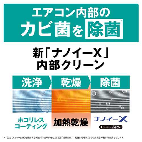 パナソニック(Panasonic) エアコン 8畳 2.5kw CS-EX252D-W パナソニック Eolia 100V[配送のみ/設置工事なし]