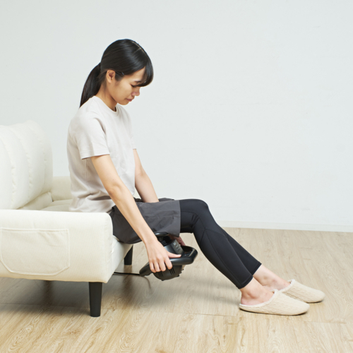 クロシオ マッサージ器 トルルン ブラック フットマッサージャー