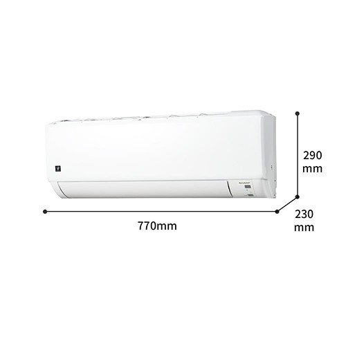 シャープ(SHARP) エアコン 6畳 2.2kw AY-S22DG シャープ DGシリーズ 電源100V[配送のみ/設置工事なし]の通販は
